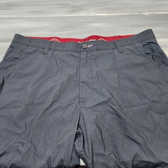 Wrangler Outdoor Men's Gray Utility Shorts Size 40 Cotton Nylon Spandex Blend - Picture 3 of 8